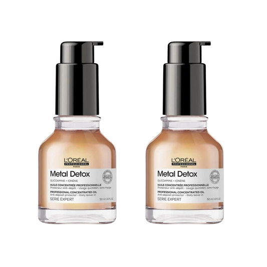 Loreal Professionnel Paris Serie Expert Metal Detox Concentrated Hair Care Oil 50 ml 2 Pack