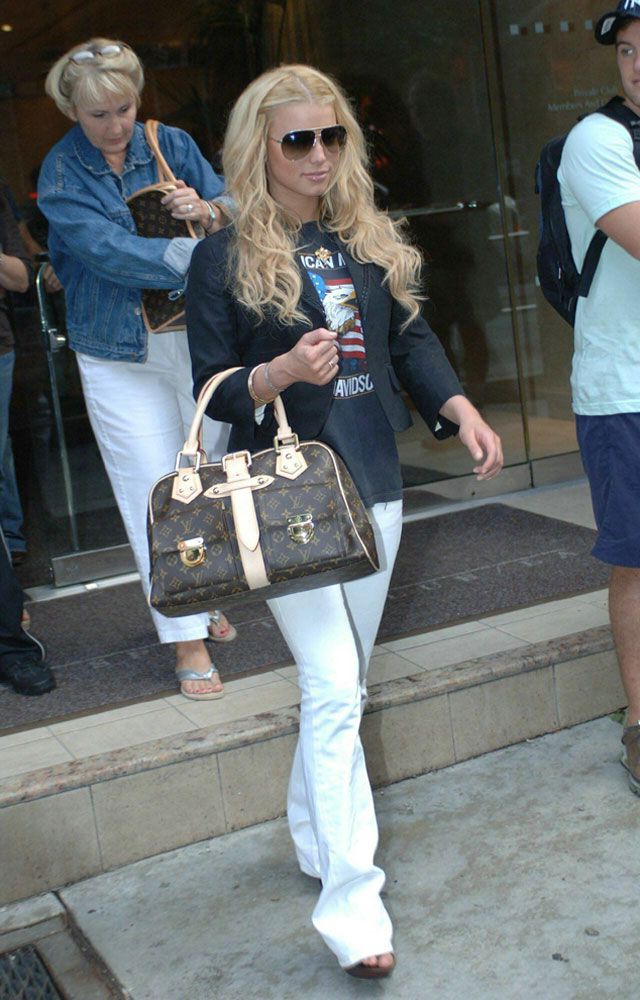 Louis Vuitton Manhattan GM Monogram Canvas Shoulder Hand bag Preowned