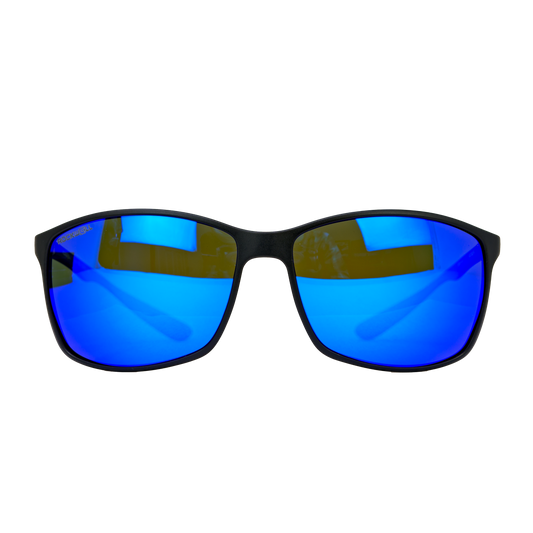 Milano (Black/Blue Mirror Polarized Lens)