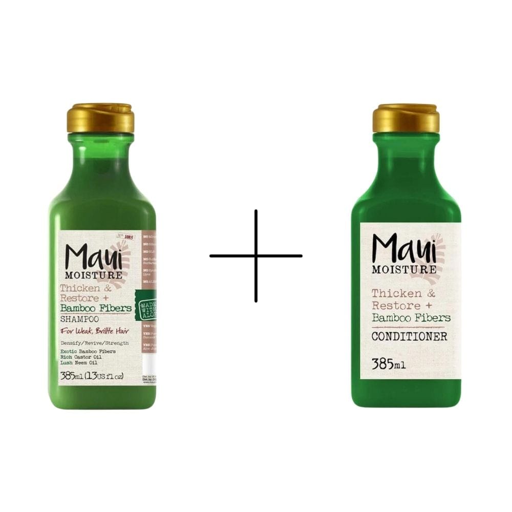 Maui Bamboo Fibers Thickening and Repairing Shampoo 385 ml + Maui Bamboo Fibers Thickening and Repairing Conditioner 385 ml