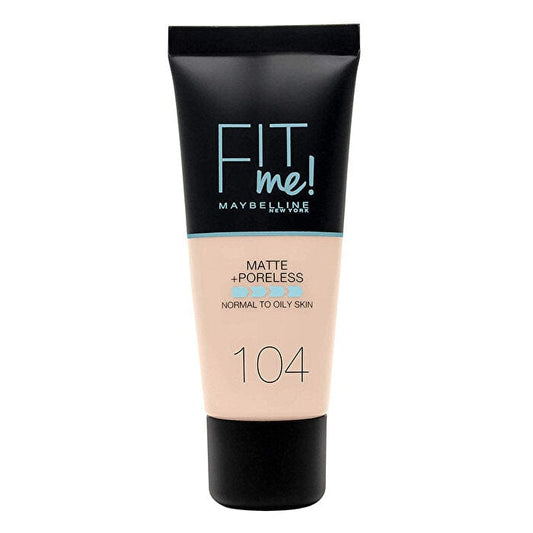 Maybelline Fit Me Matte+Poreless Foundation No:104 Soft Ivory 30ml