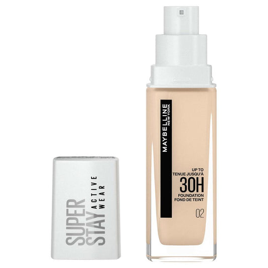 Maybelline Super Stay Active Wear Foundation 02 Naked Ivory 30ml