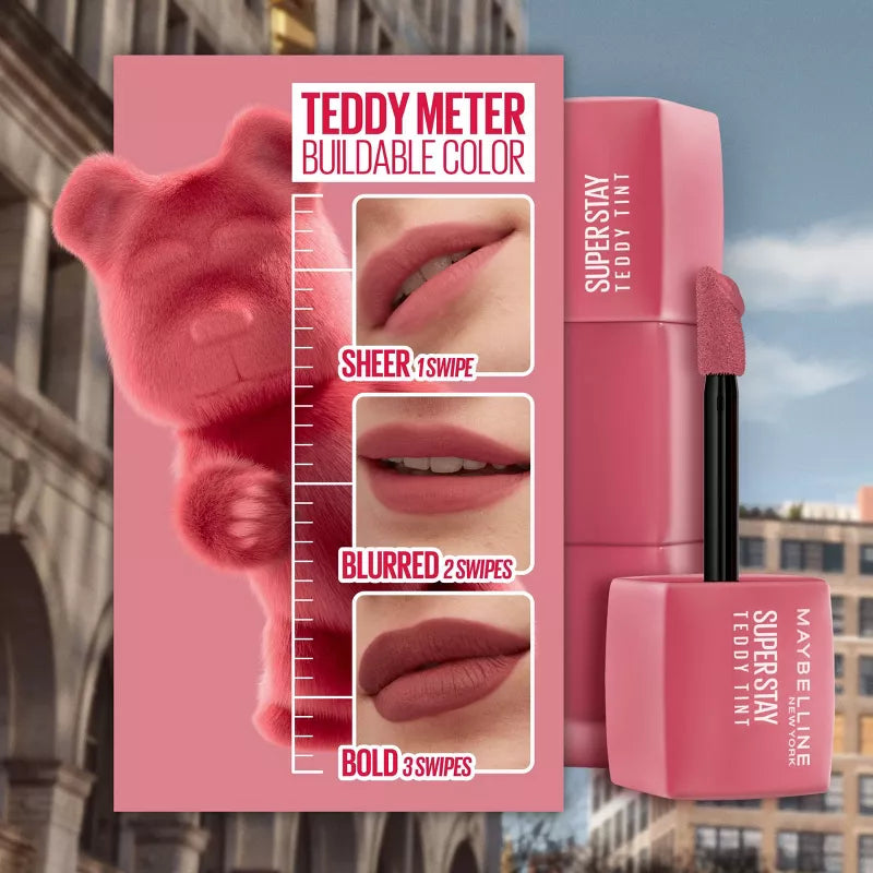 Maybelline Super Stay Teddy Tint Long Lasting Liquid Matte Tint -50 Wild at Heart