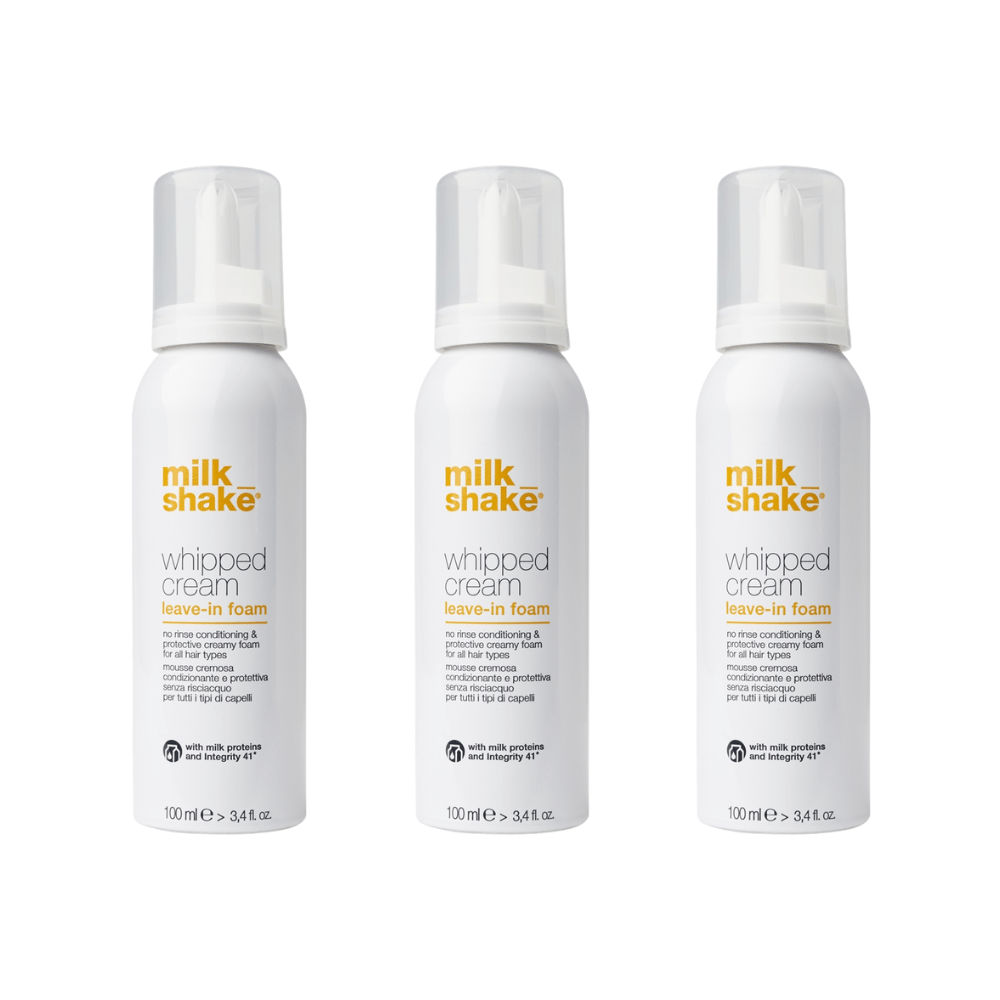 Milk_shake Conditioning Whipped Cream Revitalizing and Protective Hair Mousse 100 ml 3 Pack