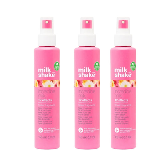 Milk_shake Incredible Milk Flower 12 Action Leave-In Conditioner 150 ml -3 Pack