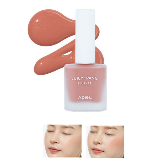 Missha Blush liquide hydratant 9 g pour un look naturel APIEU Juicy-Pang Water Blusher (BE01)
