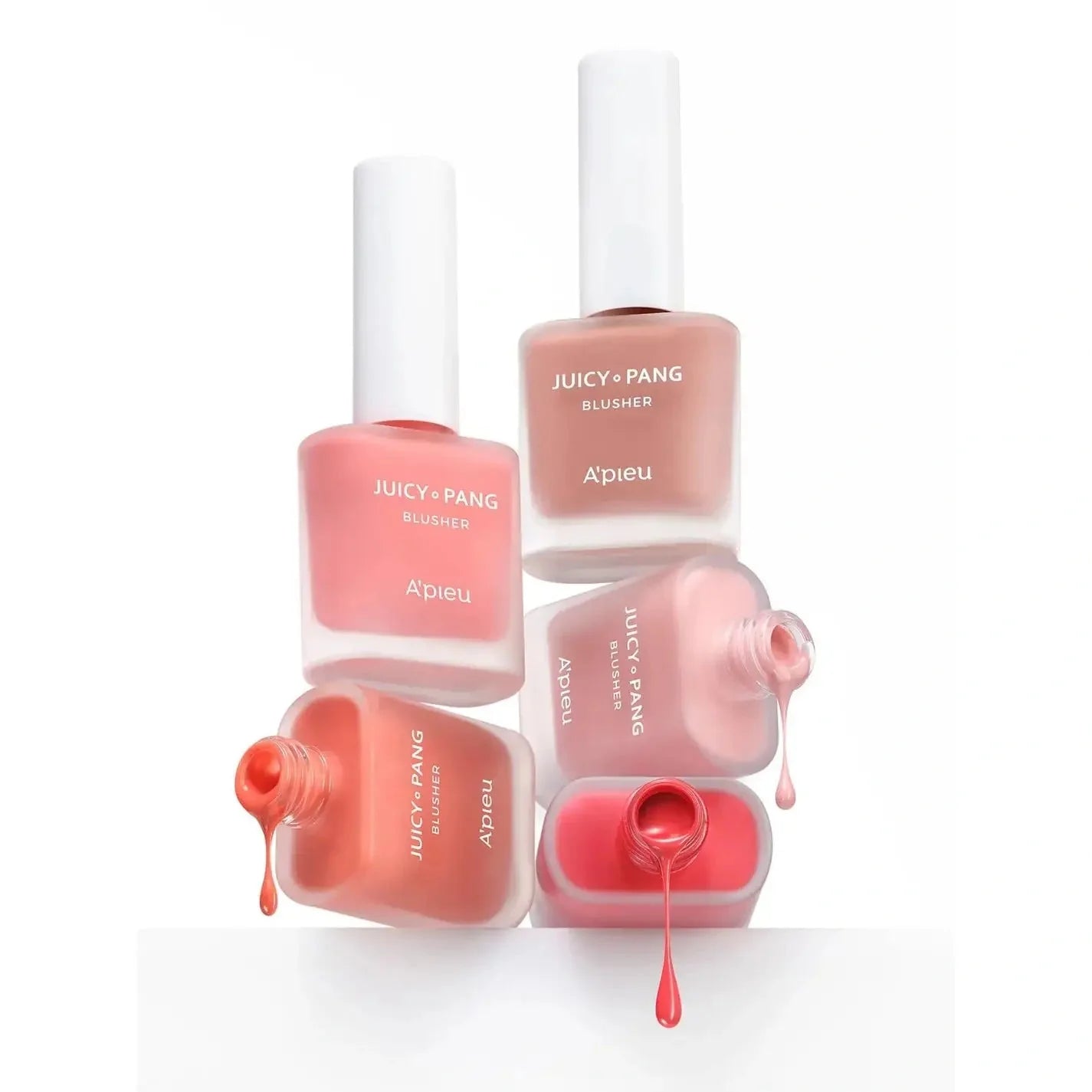 Missha Blush liquide hydratant 9 g pour un look naturel APIEU Juicy-Pang Water Blusher (BE01)