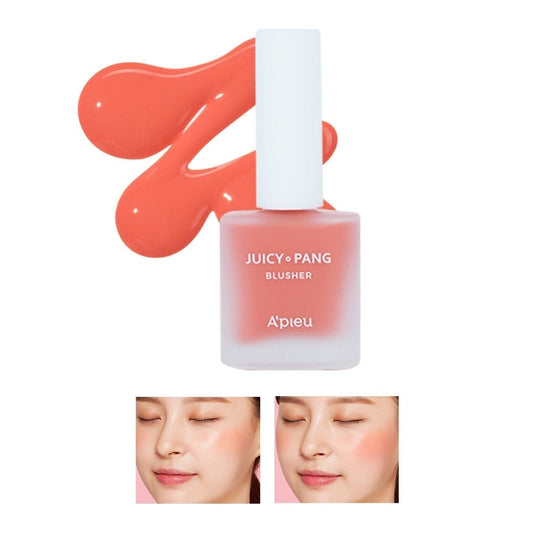 Missha Blush liquide hydratant 9 g pour un look naturel APIEU Juicy-Pang Water Blusher (CR01)