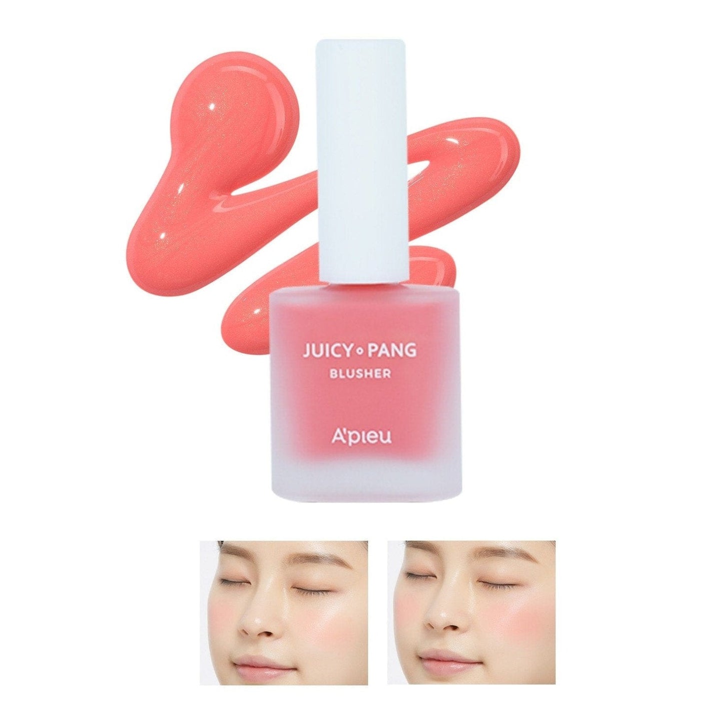 Missha Blush liquide hydratant 9 g pour un look naturel APIEU Juicy-Pang Water Blusher (PK04)