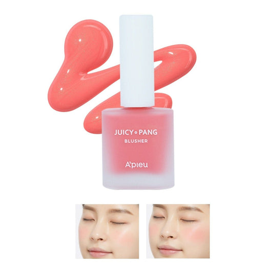 Missha Blush liquide hydratant 9 g pour un look naturel APIEU Juicy-Pang Water Blusher (PK04)