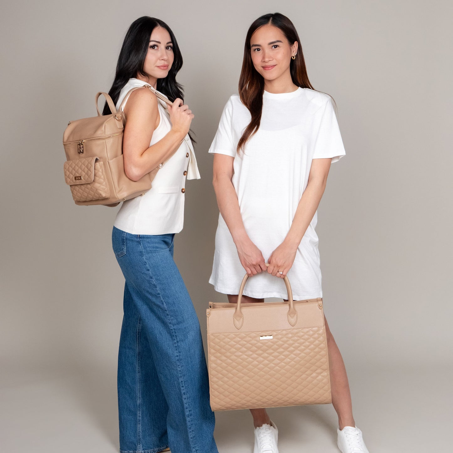 Petit Monaco Diaper Bag | Latte Brown