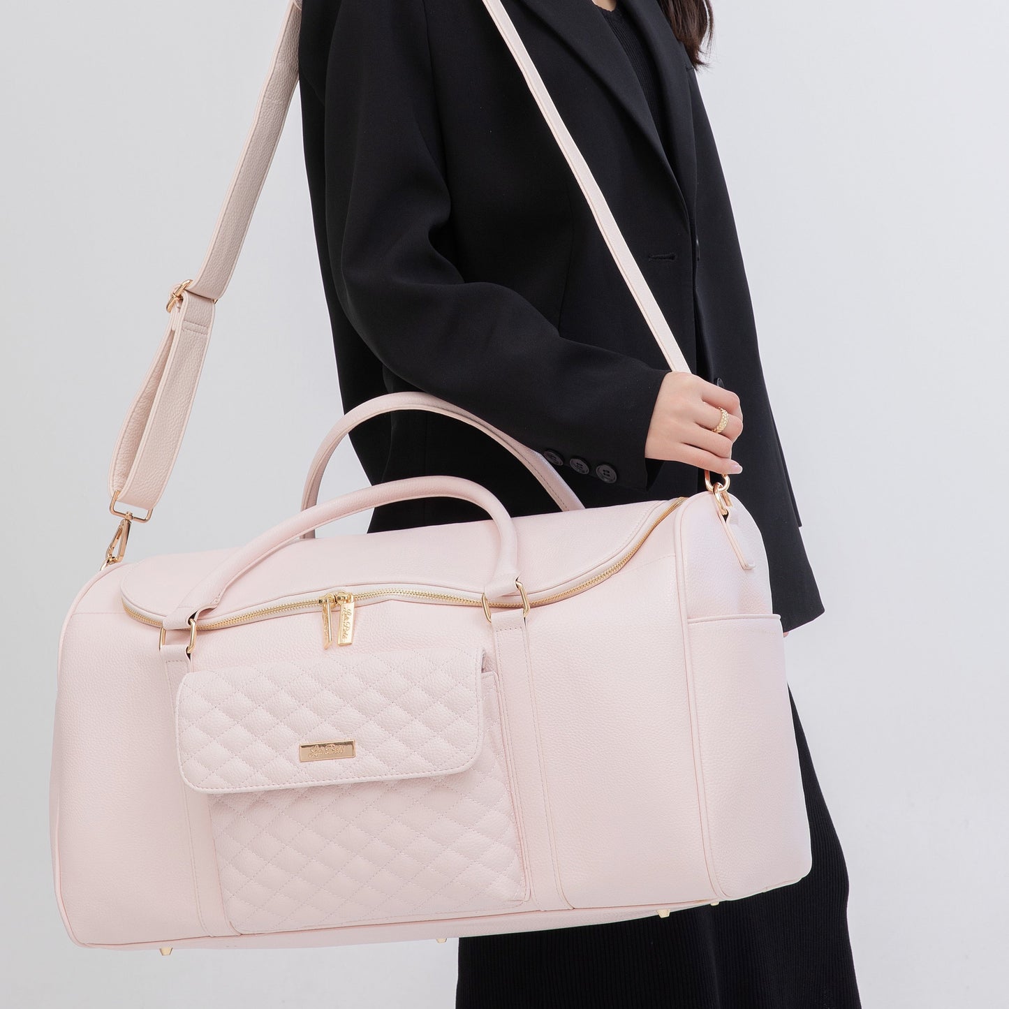 Monaco Travel Bag | Pastel Pink