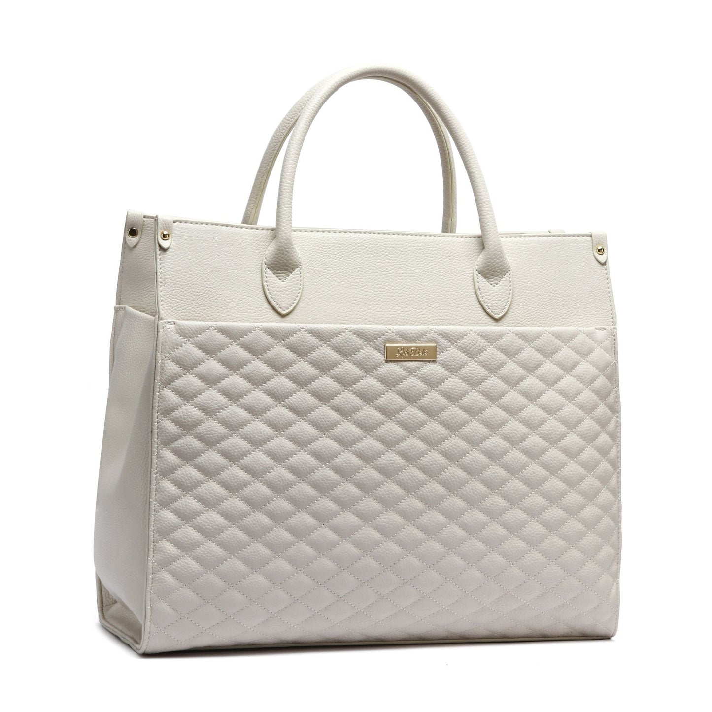 Monaco Tote Bag | Pearl White