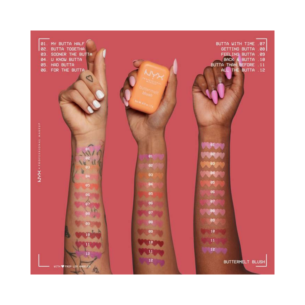 NYX Professional Makeup Buttermelt Blush Creamy -  09 Feelin Butta
