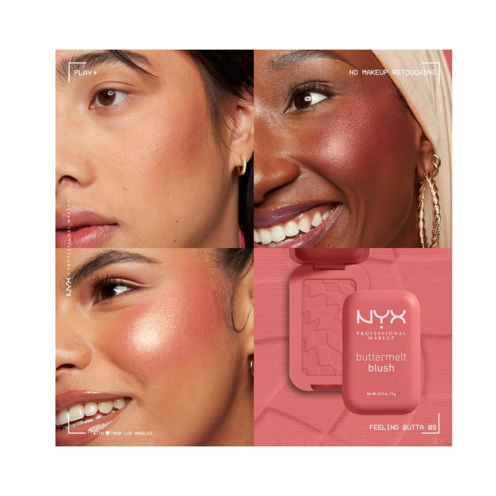 NYX Professional Makeup Buttermelt Blush Creamy -  09 Feelin Butta