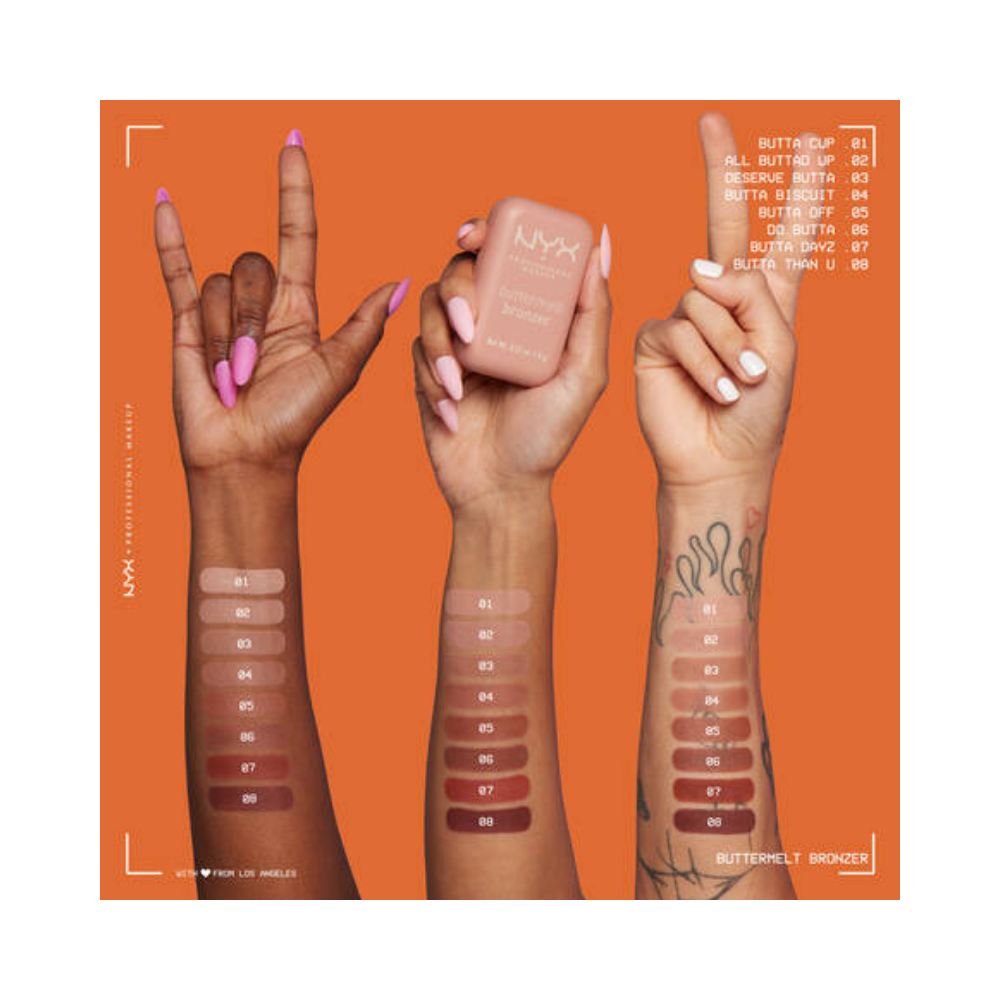 NYX Professional Makeup Buttermelt Bronzer -02 All Buttad Up