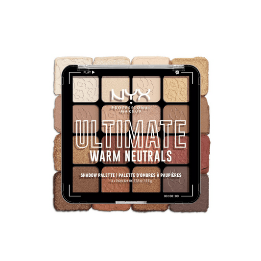 NYX Professional Makeup Eyeshadow Palette - Ultimate Shadow Pallette - Warm Neutrals