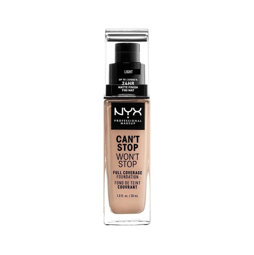 NYX Professional Makeup Foundation - Can't Stop Won't Stop Full Coverage Foundation 05 Light 30 ml