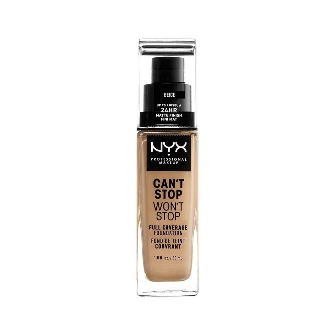 Fond de teint NYX Professional Makeup - Can't Stop Won't Stop Fond de teint couvrant 11 Beige 30 ml