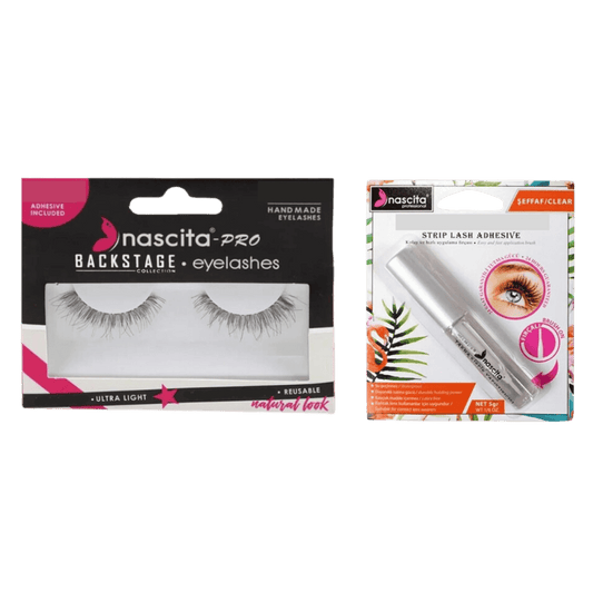 Faux Cils Nascita Collection Backstage - 95 + Colle Faux Cils Transparent Nascita 5 g - 08