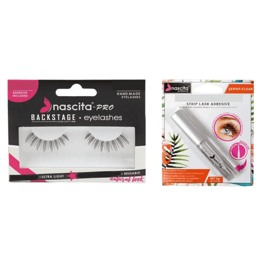 Faux Cils Nascita Collection Backstage - 98 + Colle Faux Cils Transparent Nascita 5 g - 08