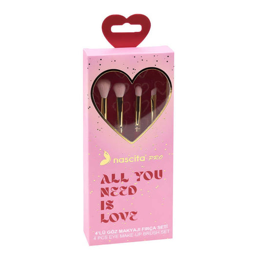 Nascita Pro Love Series 4-Piece Eye Makeup Brush Set
