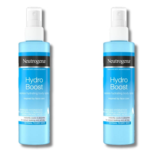 Lot de 2 sprays hydratants pour le corps Neutrogena Hydro Boost Express 200 ml