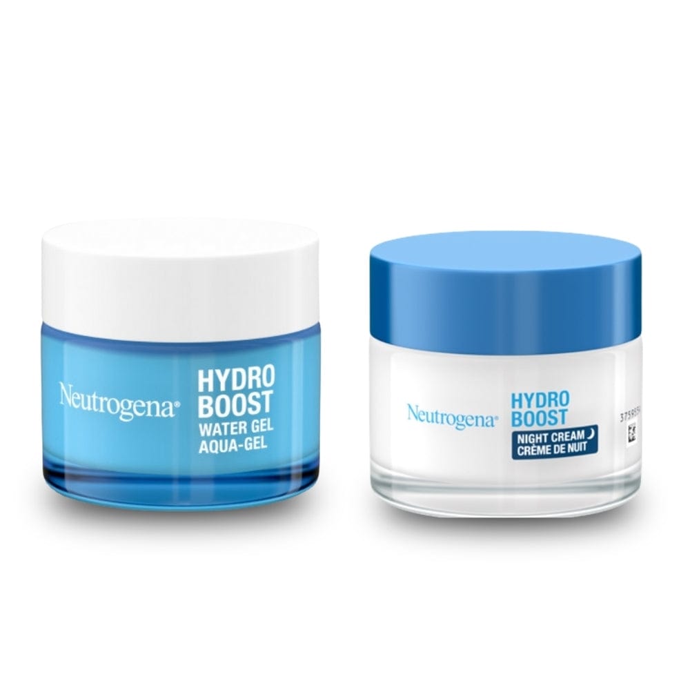 Neutrogena Hydro Boost Hydration Routine: Water Gel Moisturiser & Night Cream 50ml / 1.7 fl oz