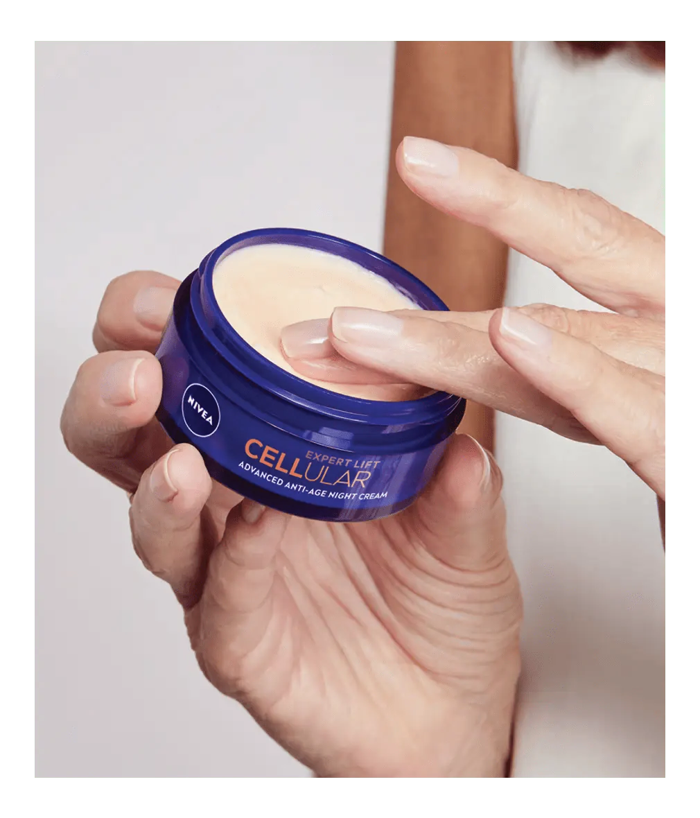 Nivea Cellular Expert Lift Pure Bakuchiol + HA Anti-Age Night Face Cream 50ml / 1.7 fl oz - 3 Pack