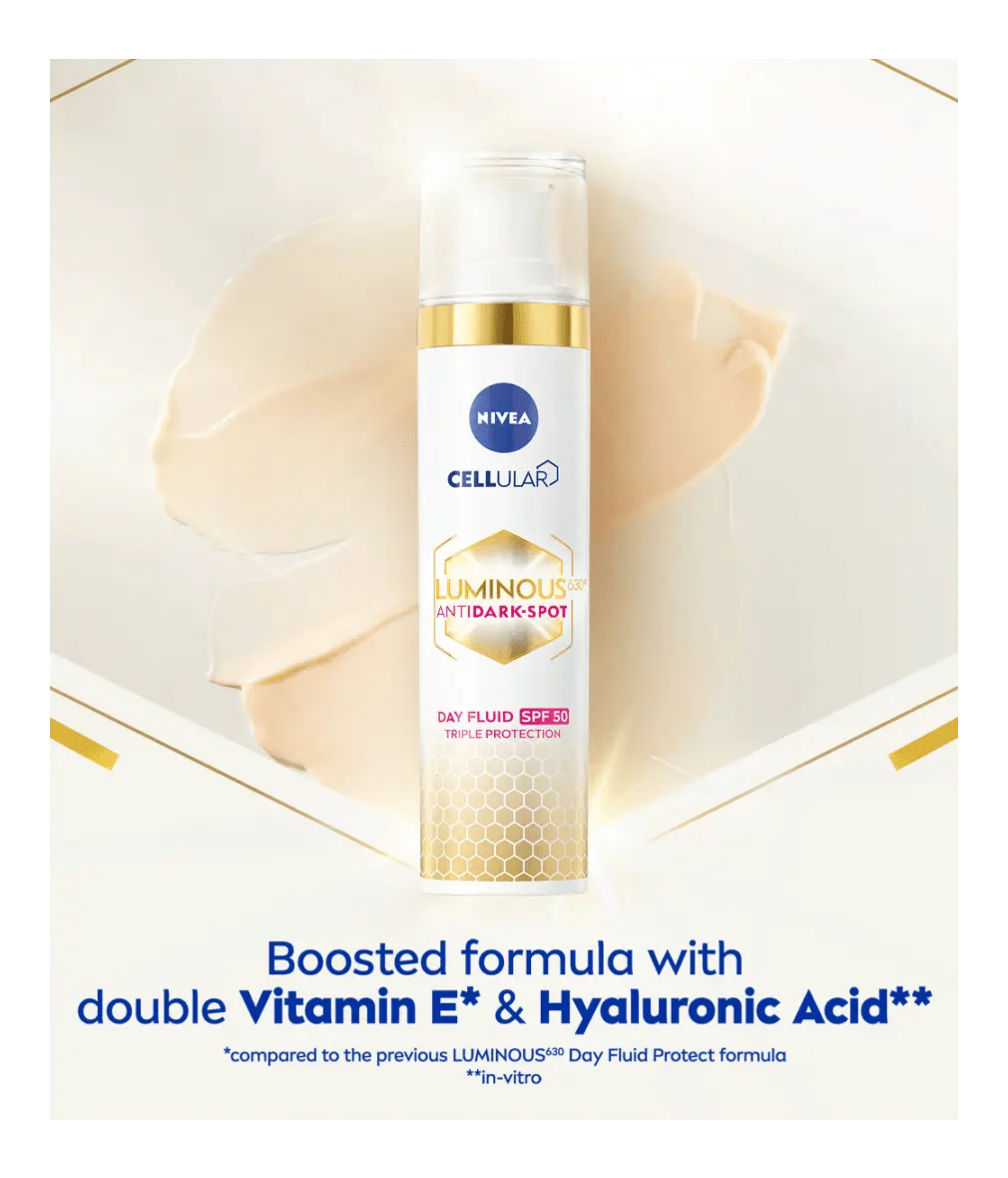Nivea Cellular Luminous 630 Anti-Dark Spot Day Cream Face Moisturiser SPF50 40ml/ 1.35 fl.oz