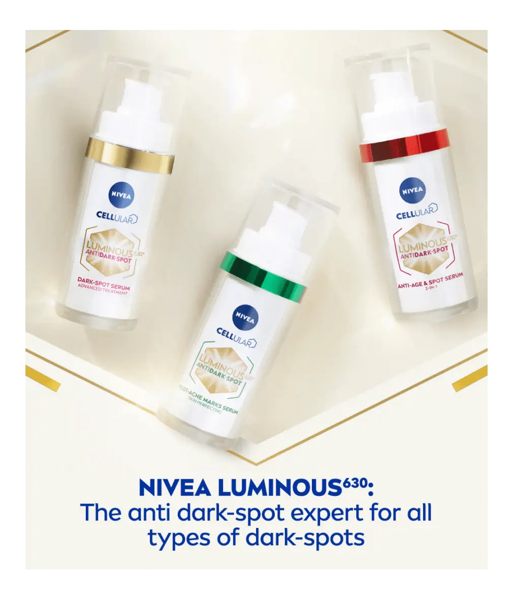 Nivea Luminous 630 Anti-Age & Dark Spot 2-in-1 Serum with Collagen Booster 30ml / 1 fl.oz