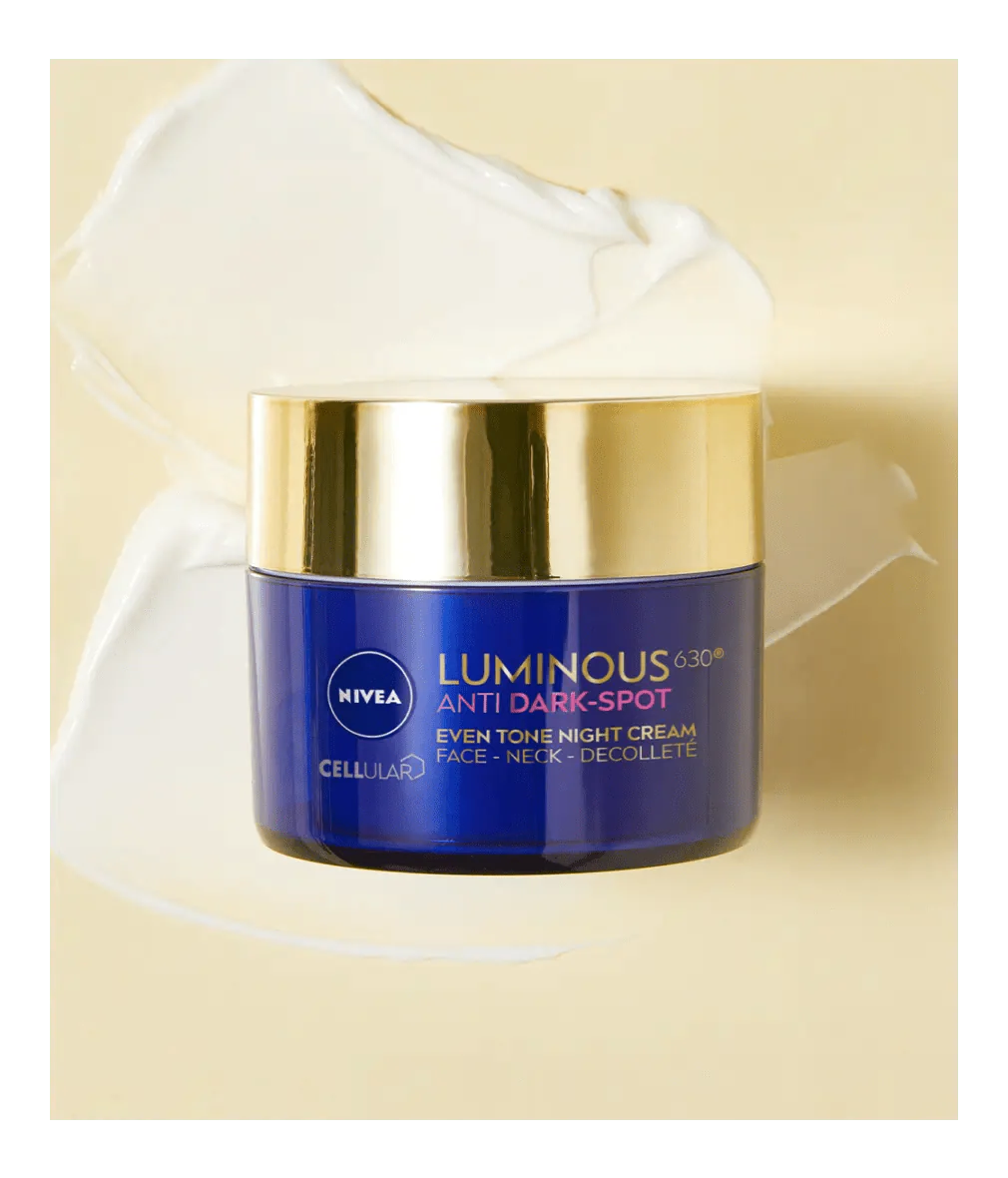Nivea Luminous 630 Anti Dark Spot Night Cream  50ml / 1.7 fl oz - 2 Pack