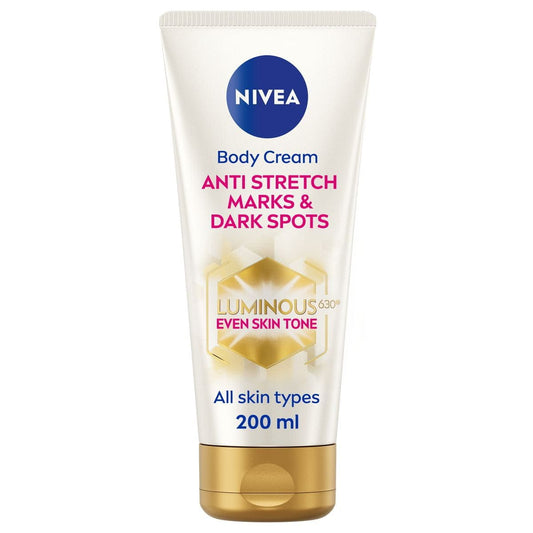 Nivea Luminous 630 Anti Stretch Marks & Dark Spots Body Cream 200ml / 6.8 fl oz