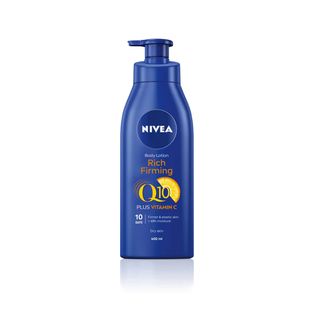 Nivea Q10 + Vitamine C Lotion Corps Raffermissante pour Peaux Sèches 400 ml