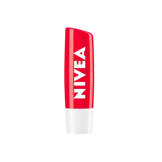 Baume à lèvres Nivea à la fraise, hydratant et nourrissant 24 heures, 4,8 g