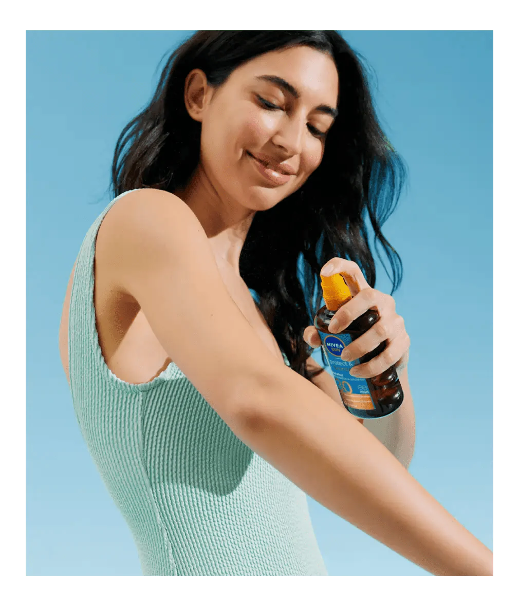 Nivea Sun Tan Activating Oil SPF30 Protect&Bronze 200ml / 6.8 fl.oz - 2 Pack