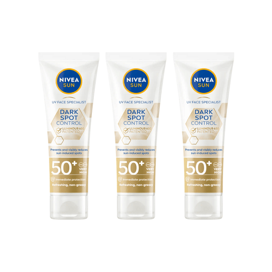 Nivea Sun UV Face Luminous 630 Fluide Solaire Anti-Spots SPF50 40 ml - Lot de 3