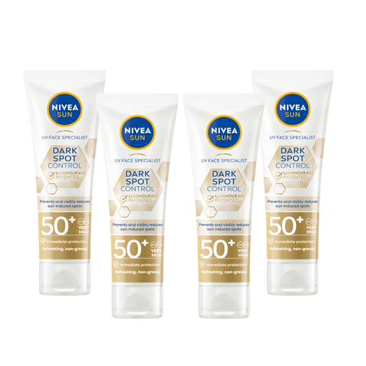Nivea Sun UV Face Luminous 630 Fluide Solaire Anti-Spots SPF50 40 ml - Lot de 4