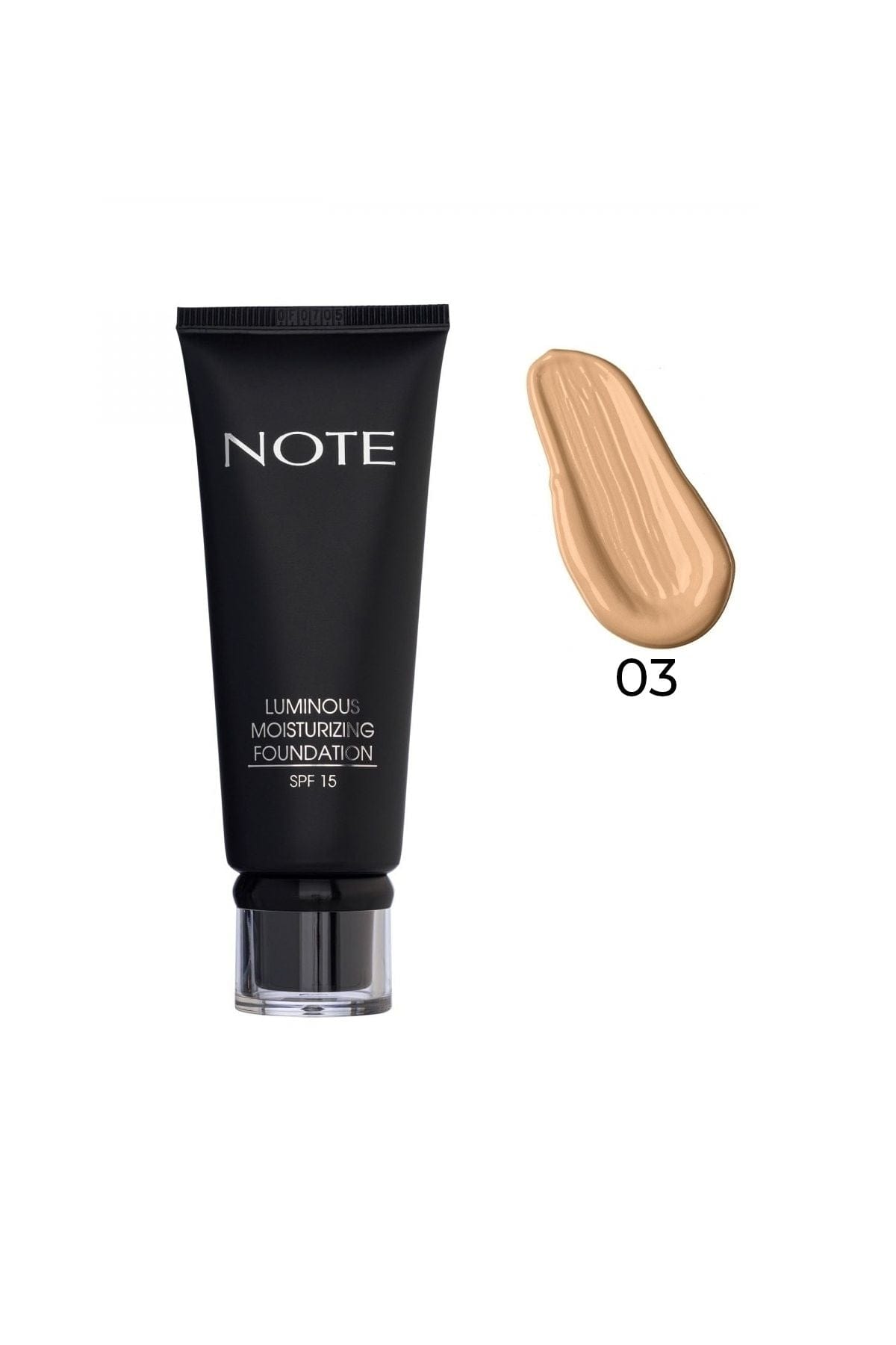 Note Cosmetics Luminous Moisturizing Foundation 03 Medium Beige 30 ml