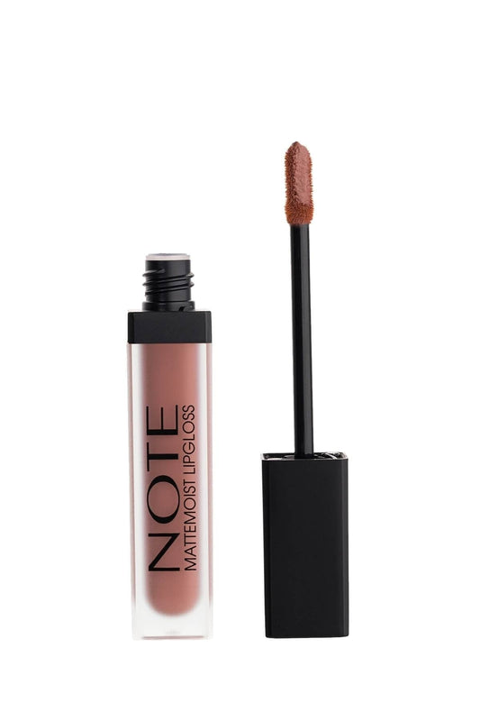 Note Cosmetics Mattemoist Lipgloss Semi Matte Satin Finish Liquid Lipstick-403 Sugar Kiss