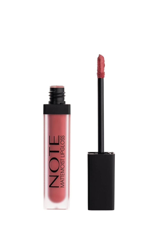 Note Cosmetics Mattemoist Lipgloss Semi Matte Satin Finish Liquid Lipstick-409 Angel