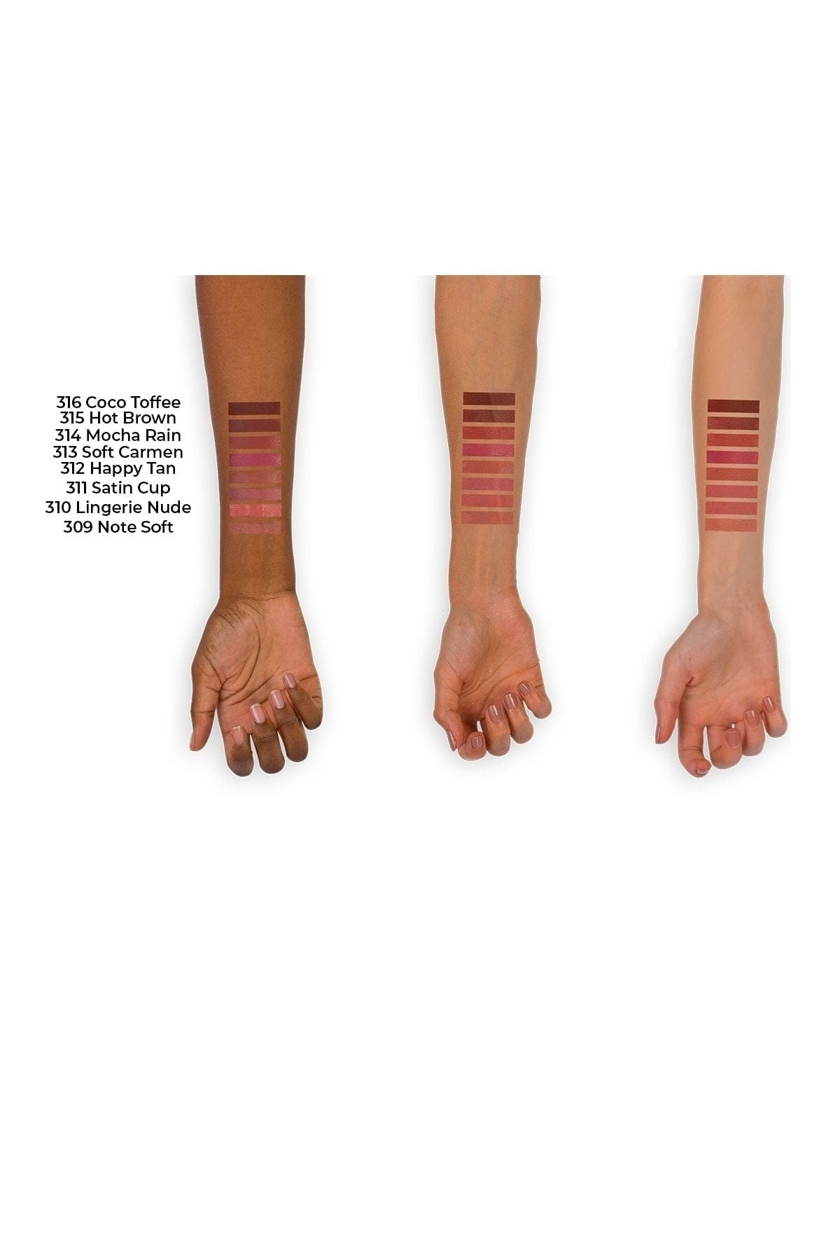 Note Cosmetics Mattemoist Lipstick Matte Finish Lipstick 309 Note Soft