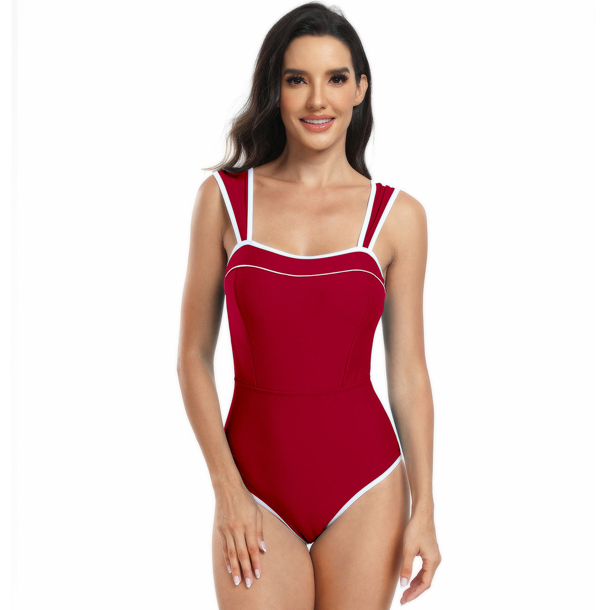 One Piece Swimsuit WomenSexy Sports Skirt Two Piece Bikini Swimsuit Outfit