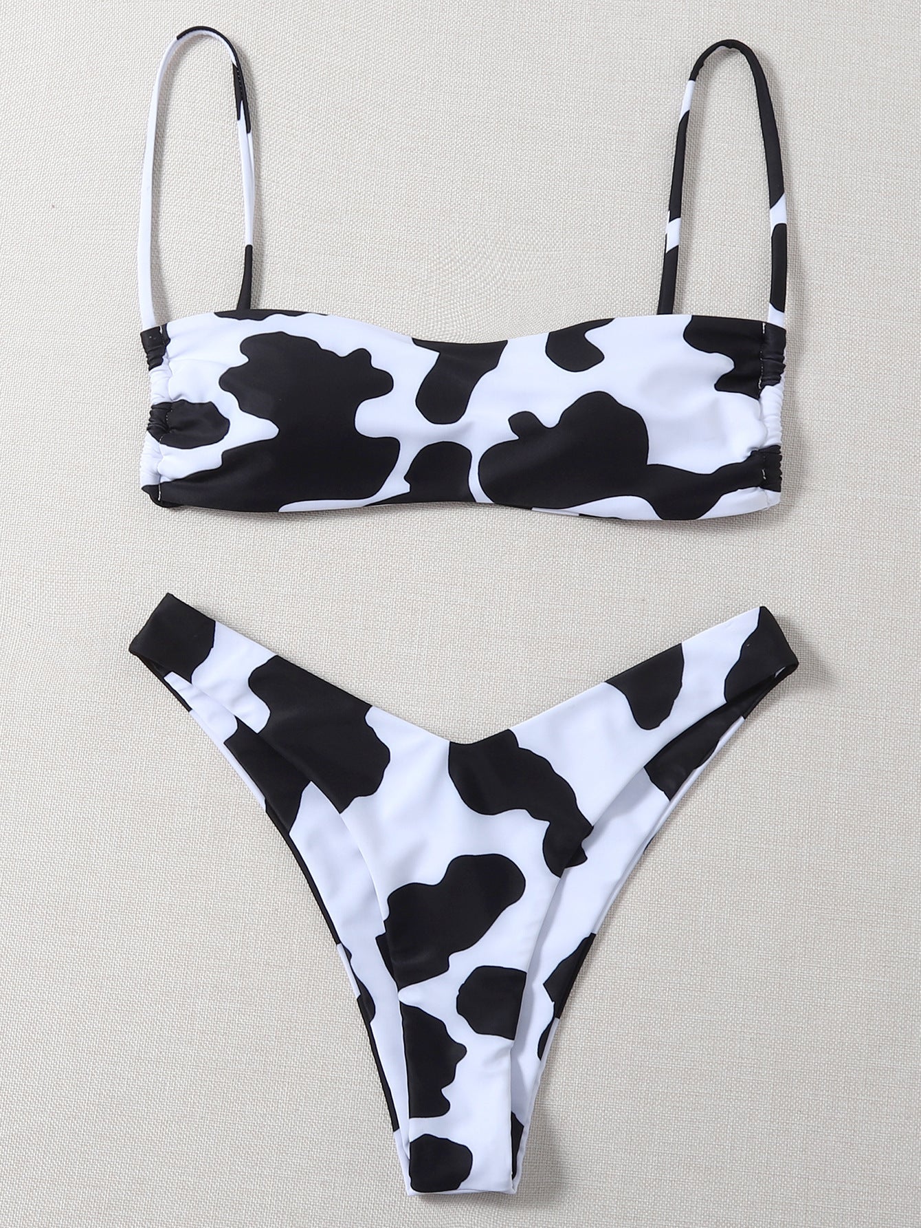 Cow Print Bikini Sexy Bikini Lady Simple Split Swimsuit