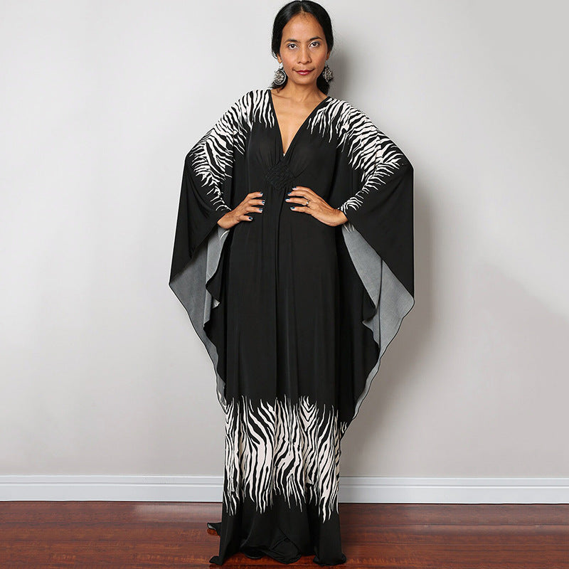 Beach Dress Loose Seaside Vacation Sun Protection Robe Beach Cover Up Swimsuit Outwear Women