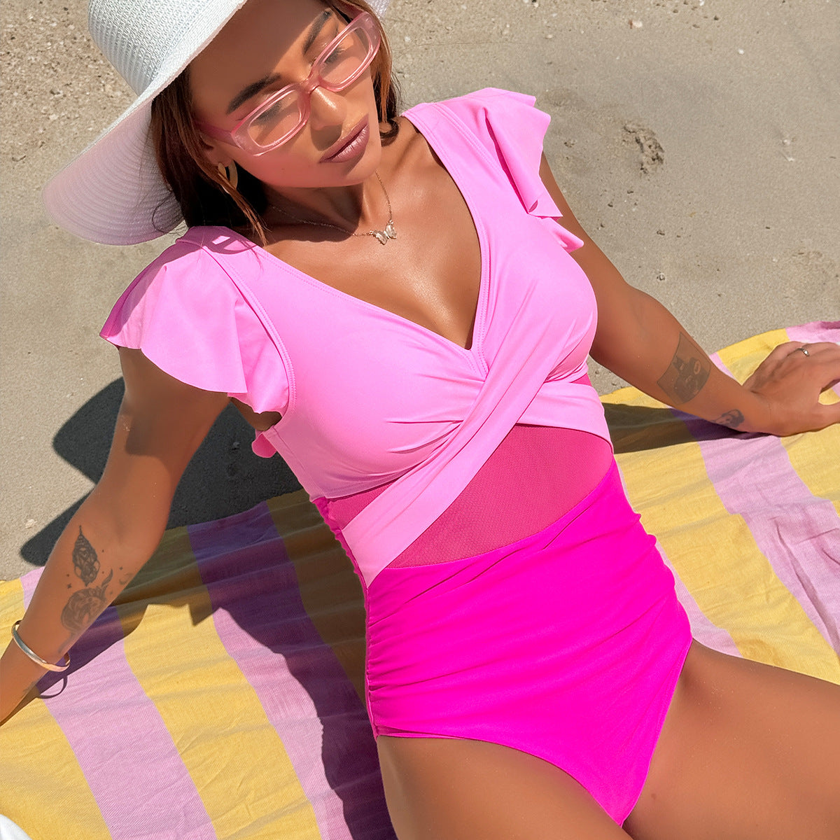 Swimsuit Bikini Women Quick Drying Sports Swimsuit