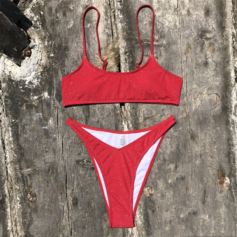 Swimsuit Sexy Flash Split Bikini Swimsuit