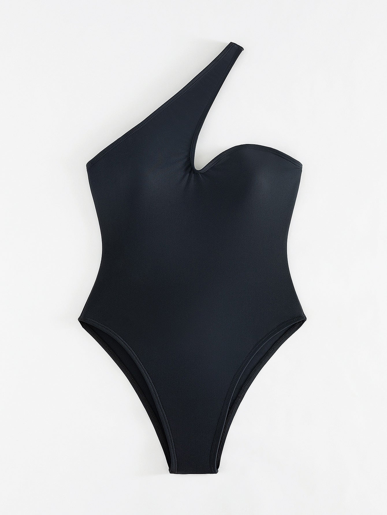 One-Piece Swimsuit Women Simple High Grade Half Hip Spring Photography