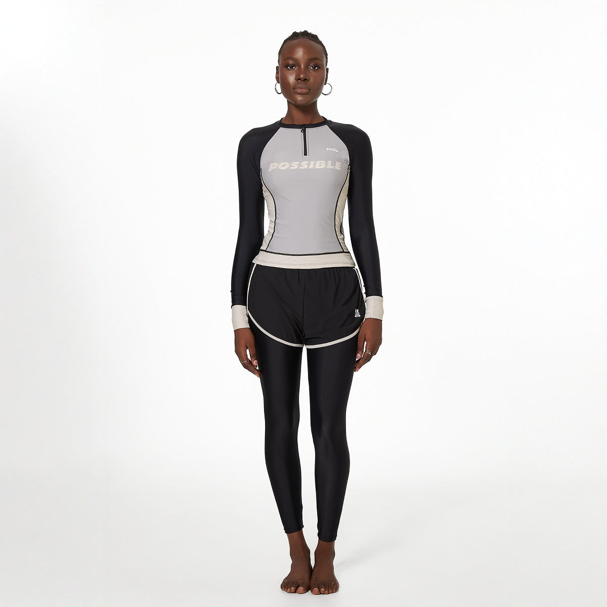 Long Sleeve Pants Split Sports Yoga Fitness Quick Drying Swimsuit Diving Three Piece Sets Women Swimming Spring Swimwear