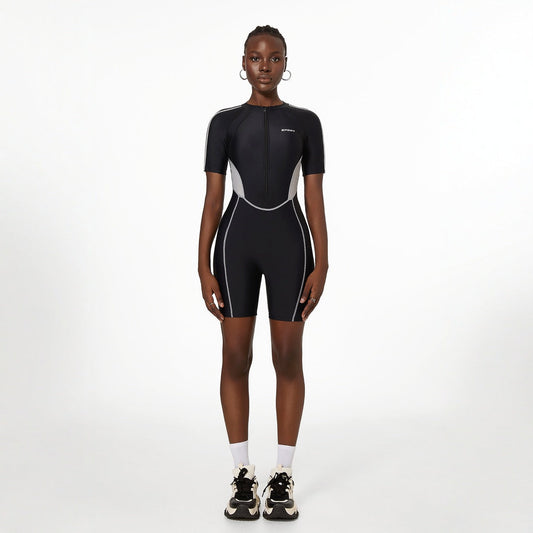 Shaping Sports One Piece Swimsuit Set Spring Diving Ladies Thickened Jumpsuit